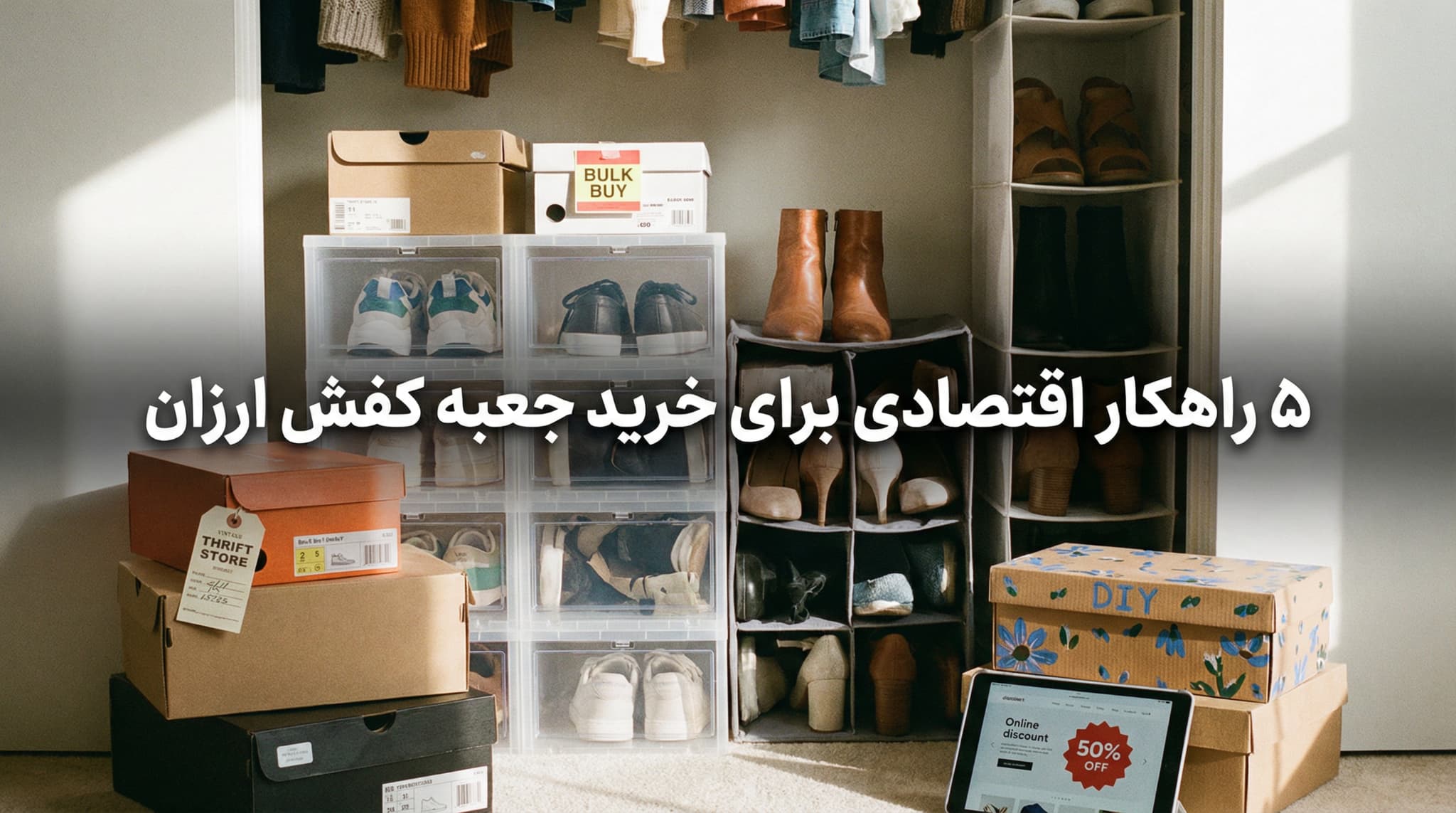 خرید جعبه کفش ارزان